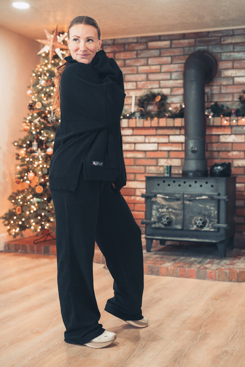 Oversized Half Zip Pullover