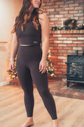 Grounded Ribbed Molded Cup Tank Top