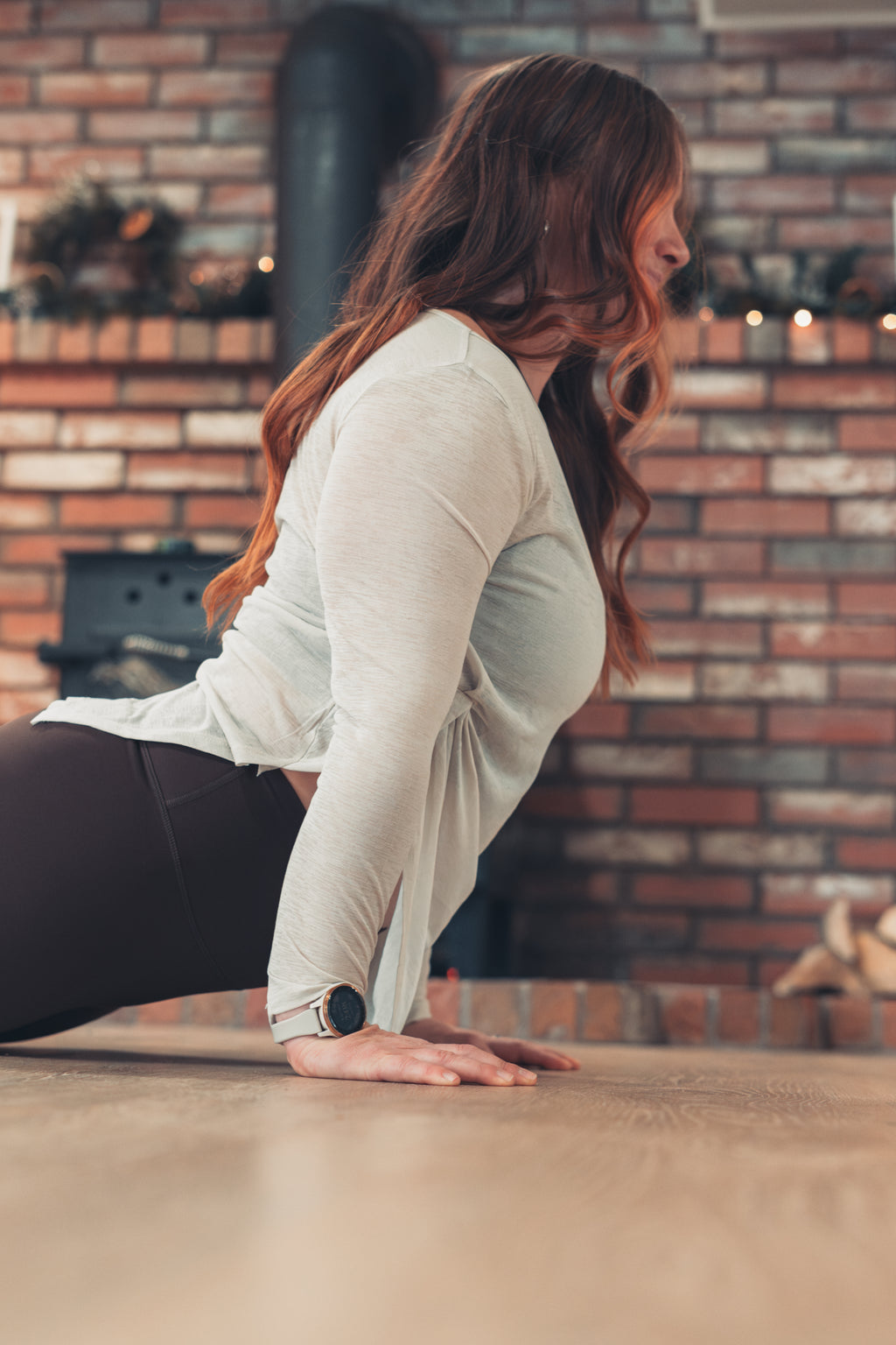 Asymmetrical Tie-Front Active Cover Top