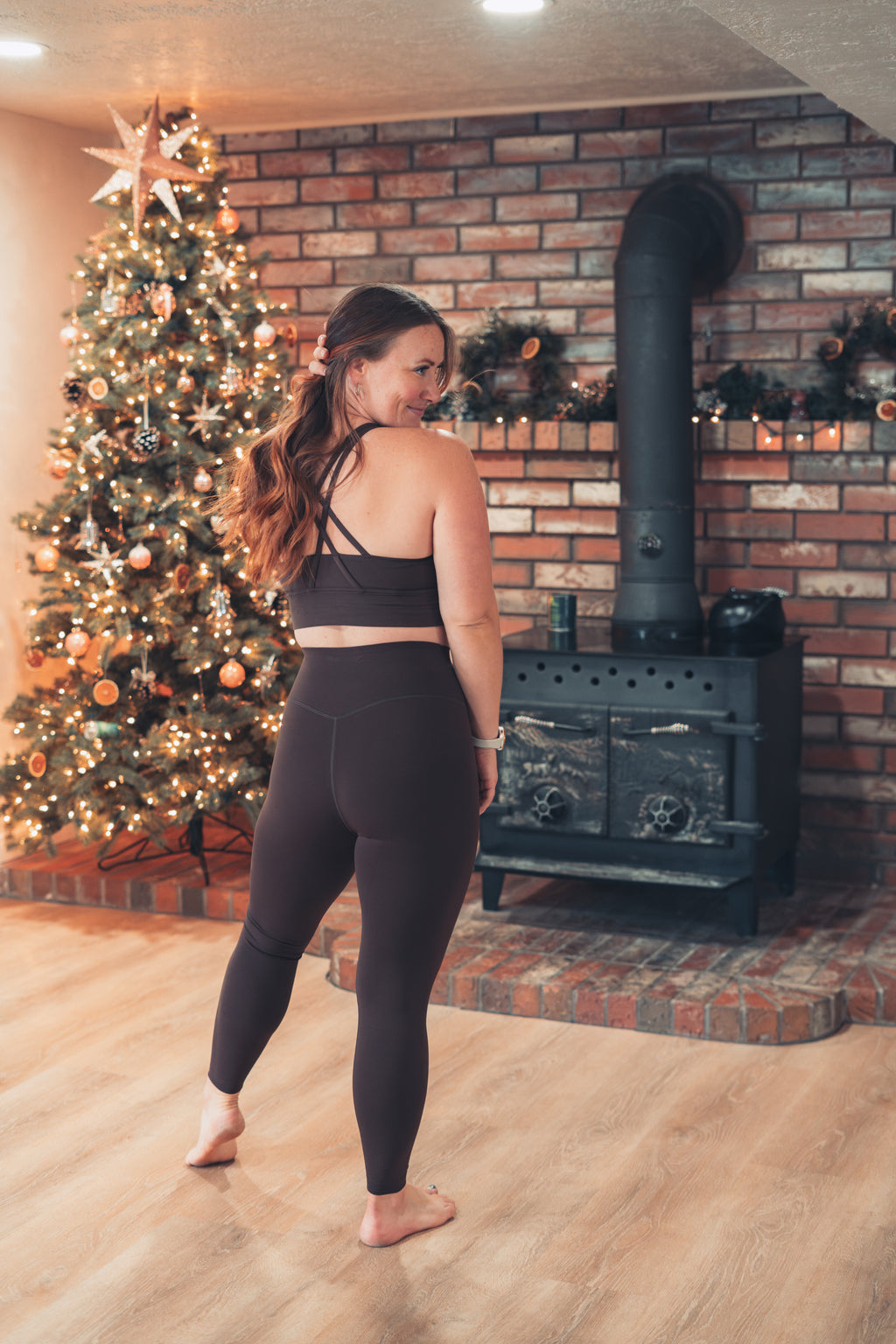 Grounded Strappy Back Sports Bra