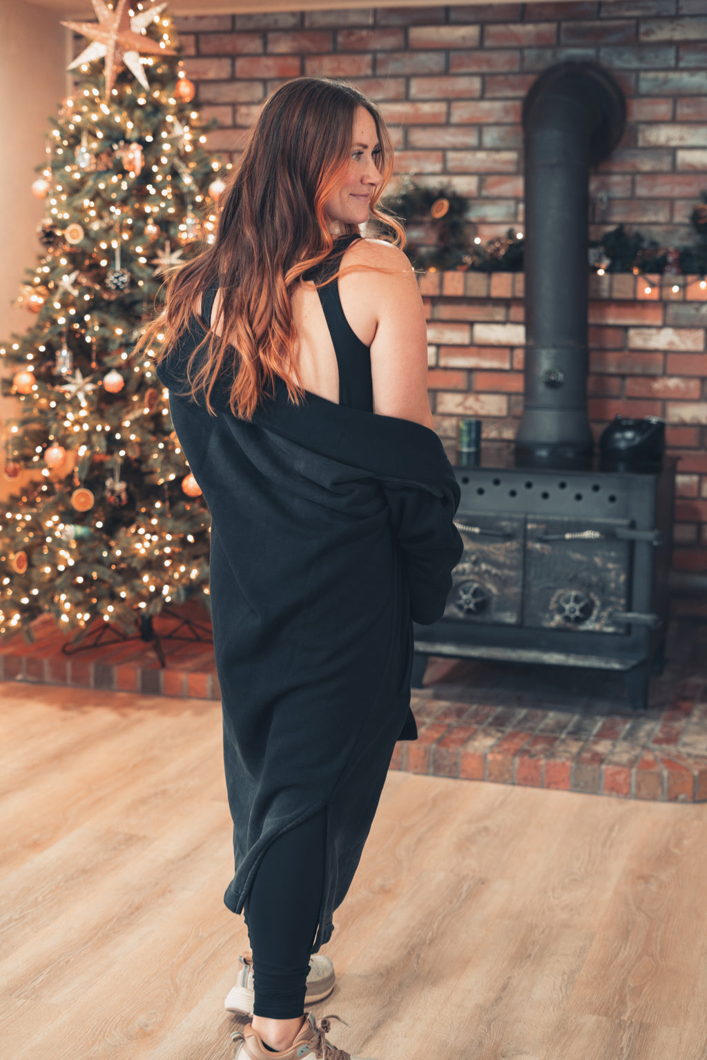 Longline Ombre Spray Cardigan