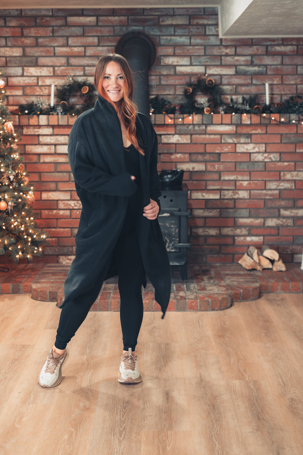 Longline Ombre Spray Cardigan